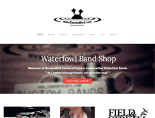 Tablet Screenshot of bandedbird.com